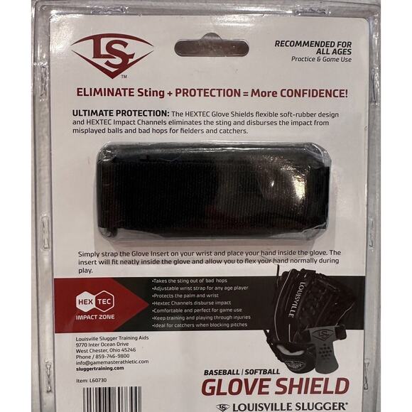 Louisville Slugger Glove Shield HEXTEC Impact Zone Baseball/Softball - Picture 6 of 7